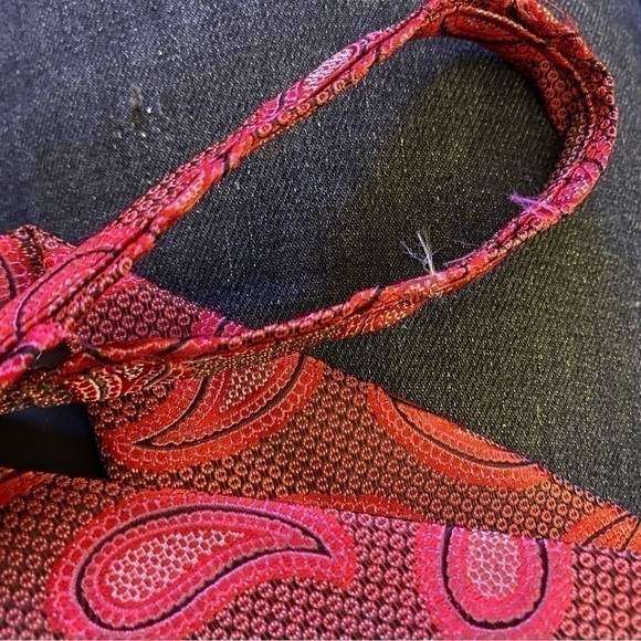 Vienicci Men’s Paisley Printed Tie - Picture 3 of 4